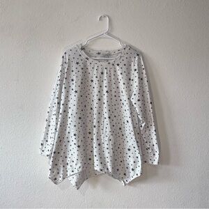 Star Plus Size Long Sleeve Top